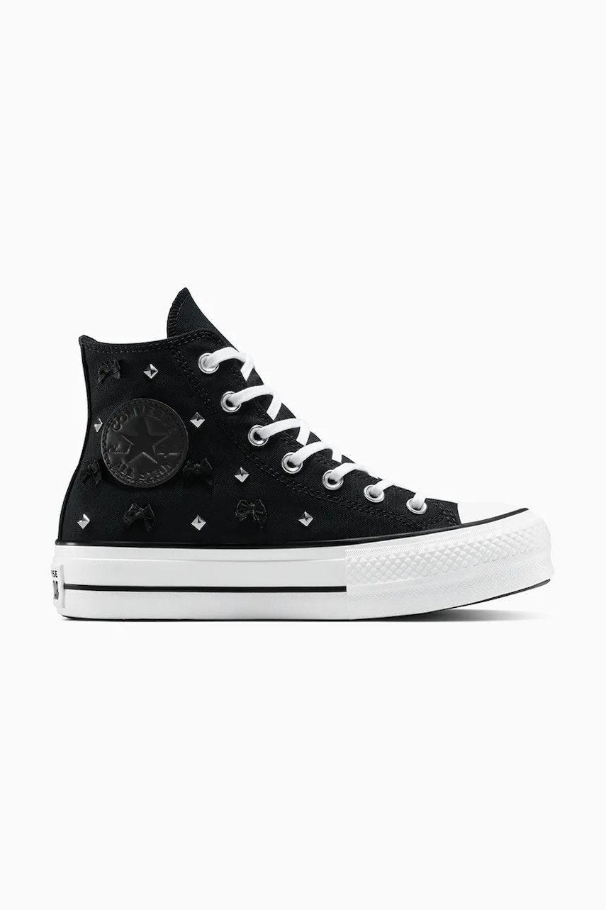 Converse teniși Chuck Taylor All Star Lift culoarea negru, A14531C