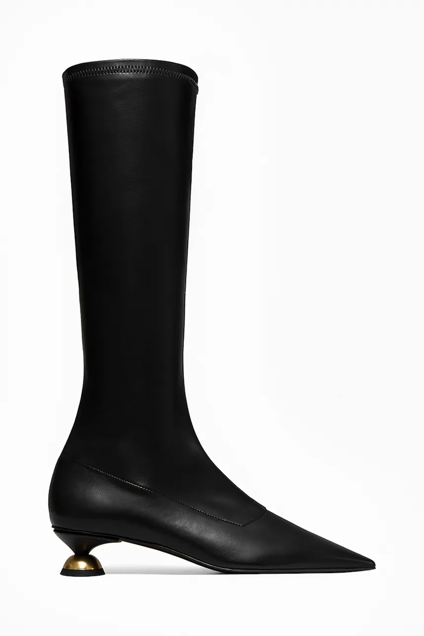 Vanda Novak cizme ILARY DEEP BLACK culoarea negru, toc mic