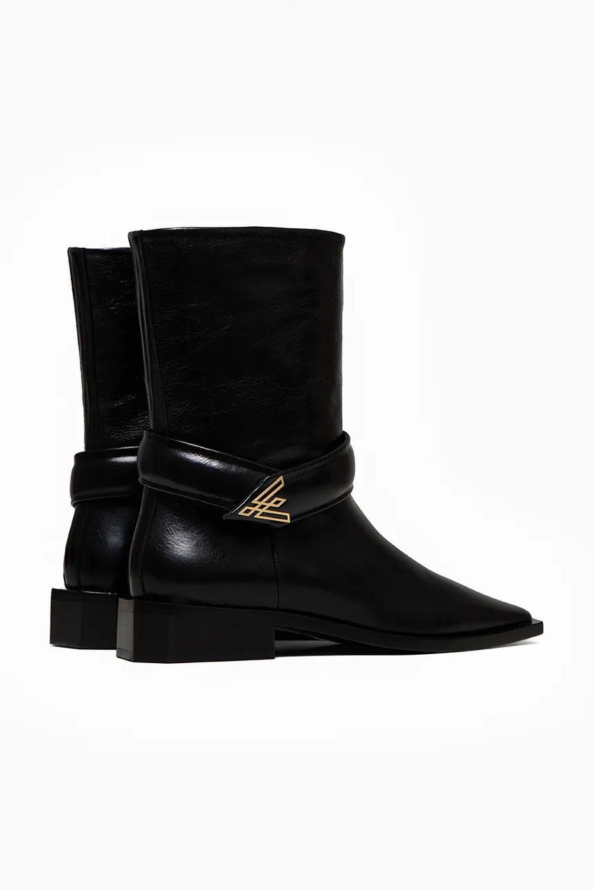 Δερμάτινες μπότες Vanda Novak ZOEY DEEP BLACK φωτογραφία