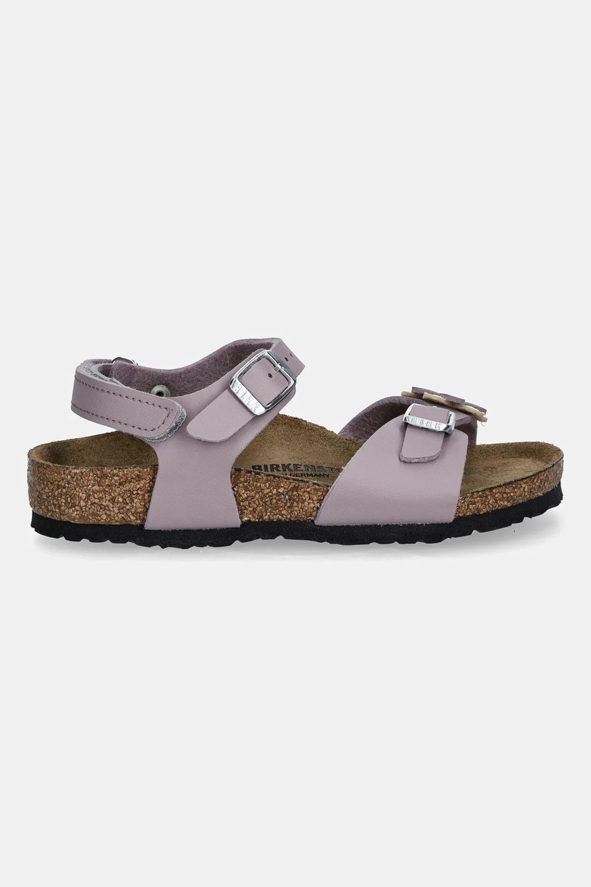 Детские сандалии Birkenstock Rio цвет фиолетовый 1030388 Детские сандалии Birkenstock Rio цвет фиолетовый 1030388