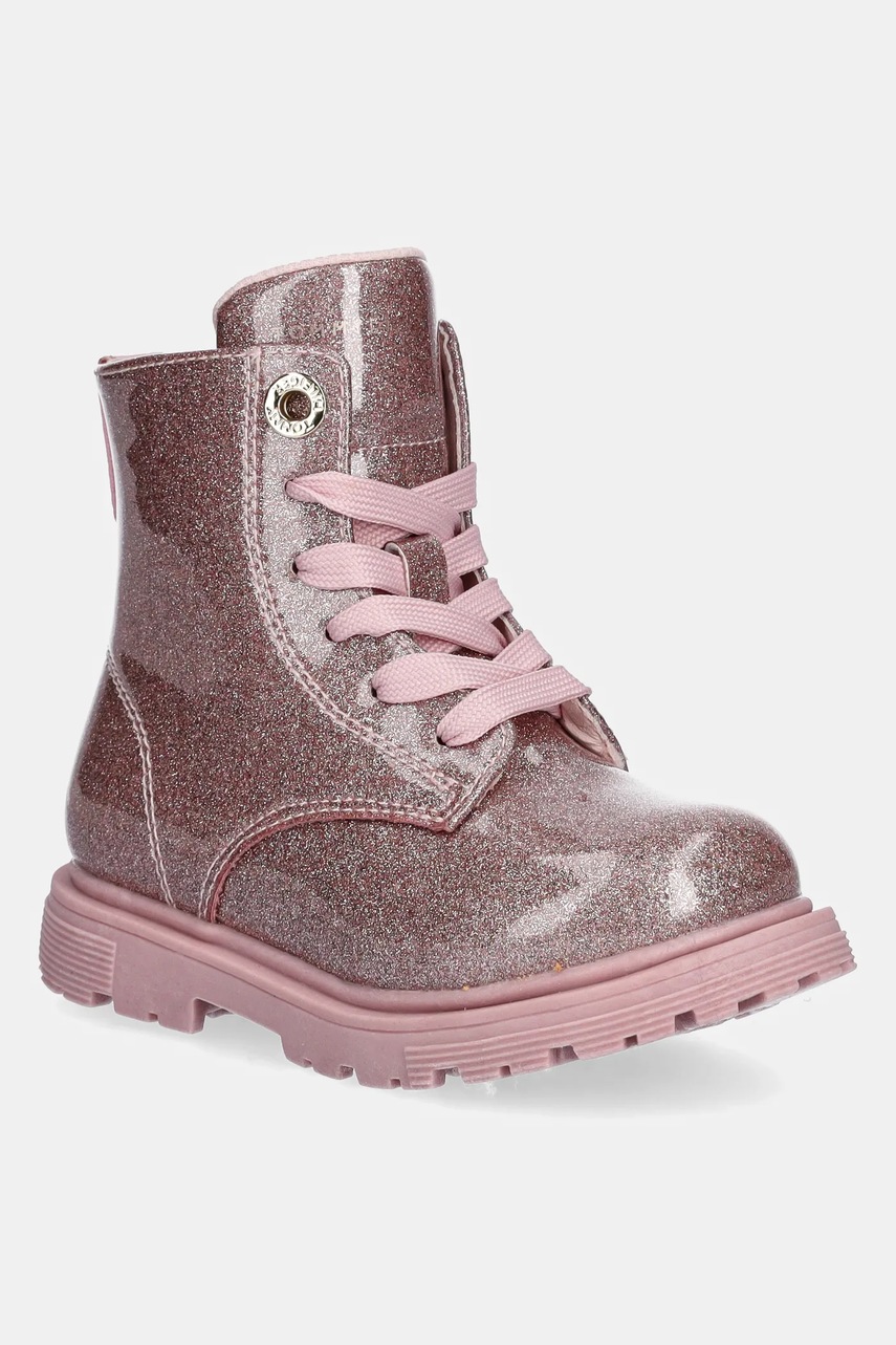 Levně Dětské workery Tommy Hilfiger růžová barva, T1A5-34005
