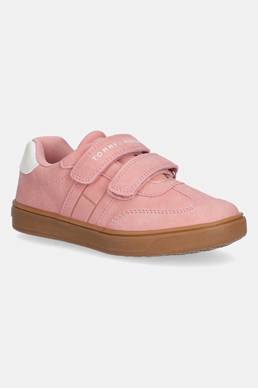 Levně Dětské tenisky Tommy Hilfiger růžová barva, T1A9-33968