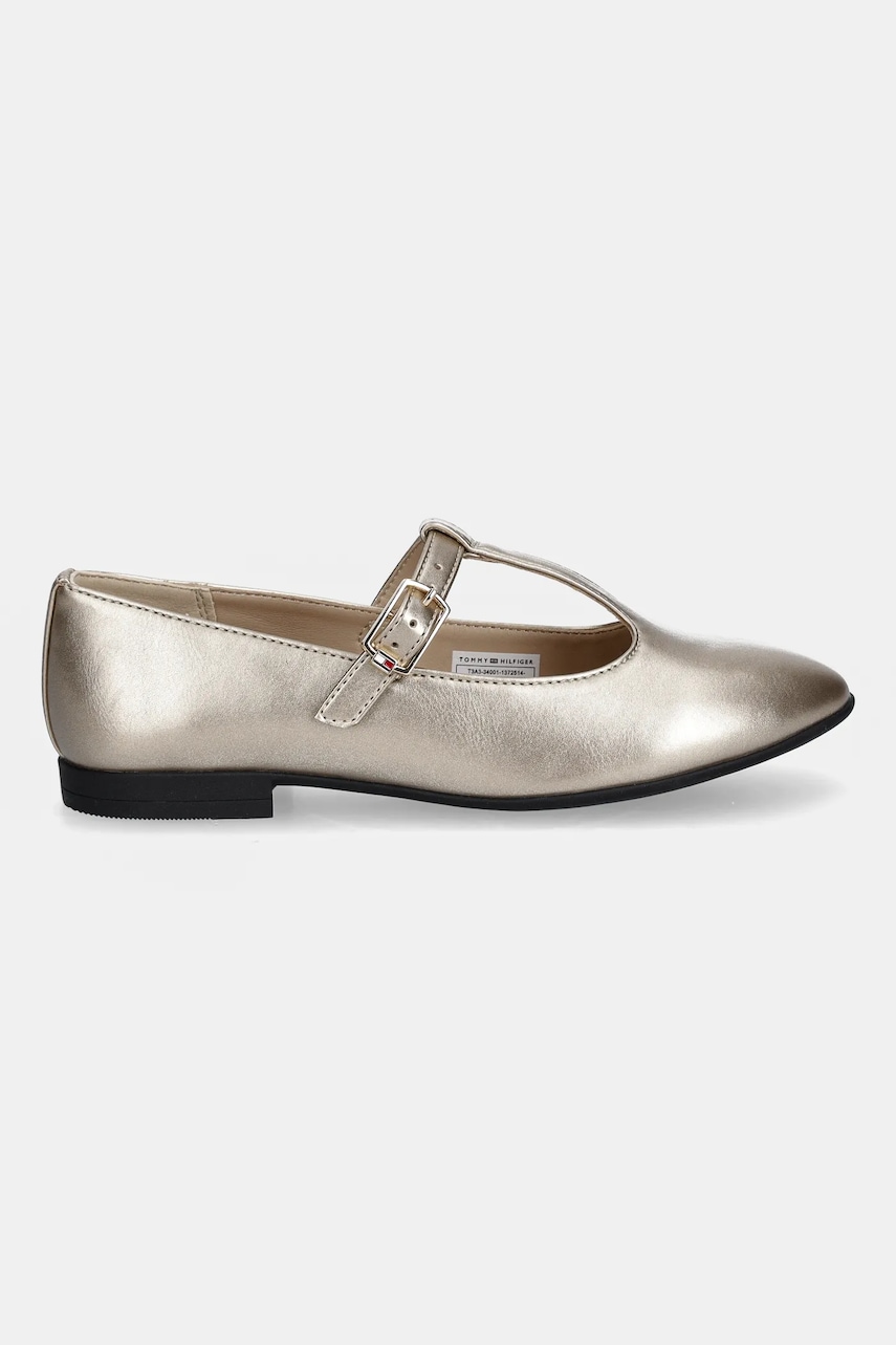 Детские балетки Tommy Hilfiger цвет золотой T3A3-34001 в Запорожье Детские балетки Tommy Hilfiger цвет золотой T3A3-34001 в Запорожье