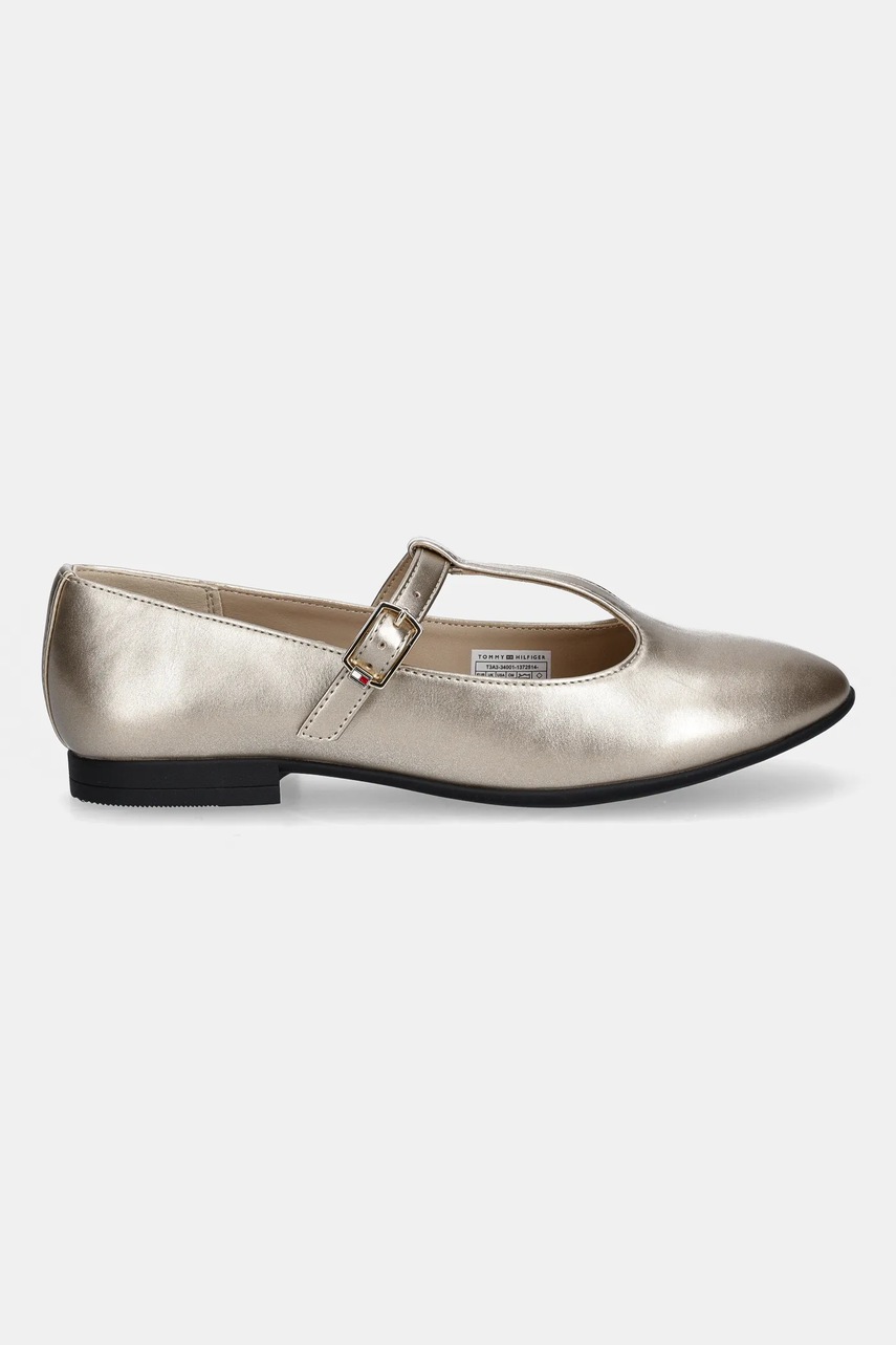 Дитячі балетки Tommy Hilfiger колір бежевий T3A3-34001