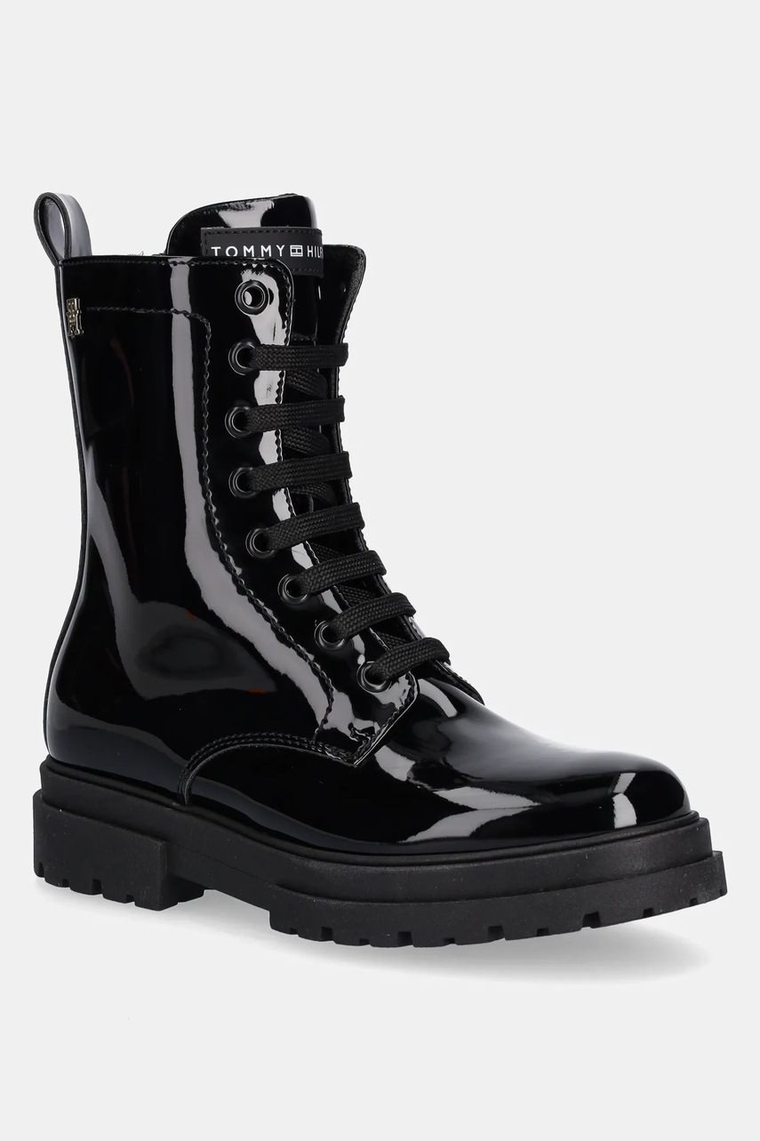 

Детски боти Tommy Hilfiger в черно T4A5-34025, Черен