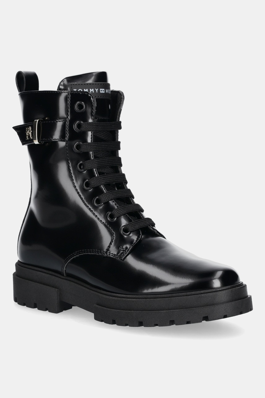 

Детски боти Tommy Hilfiger в черно T4A5-34028, Черен