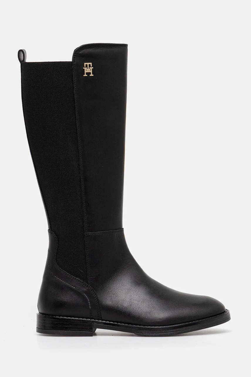 Детские ботинки Tommy Hilfiger цвет чёрный  T4A6-34036