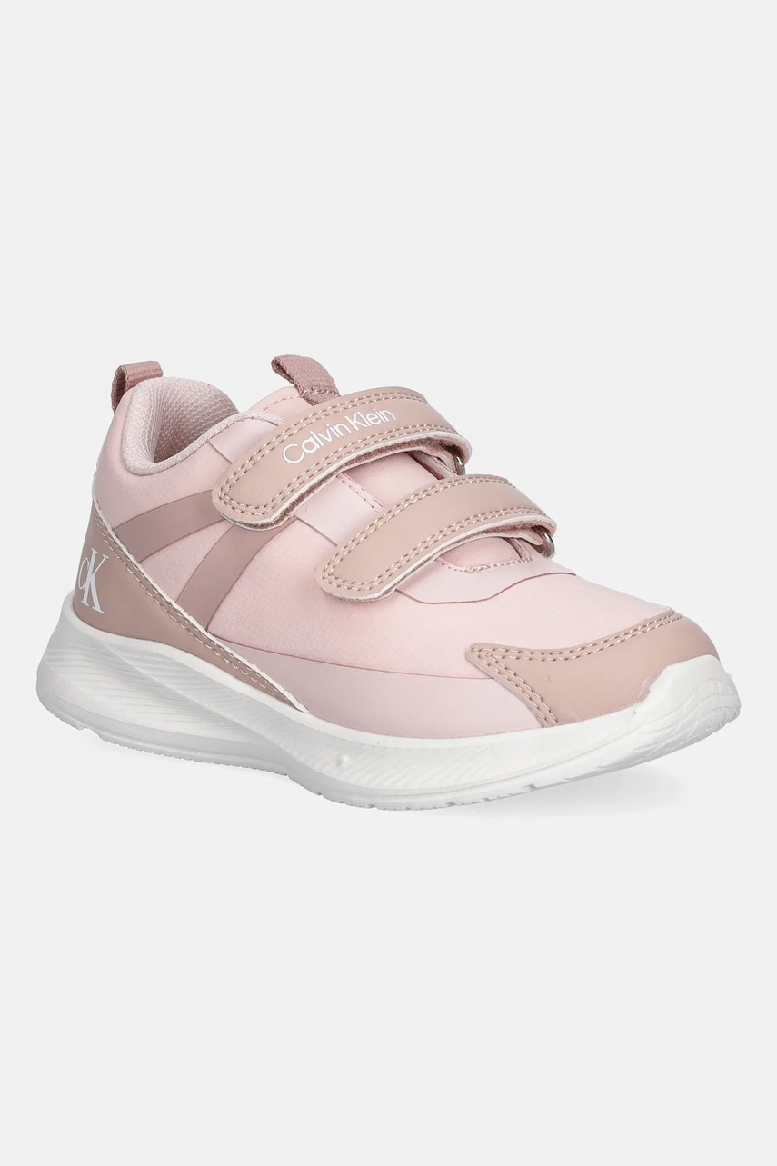 

Детски маратонки Calvin Klein Jeans в розово V1A9-83102, Розов