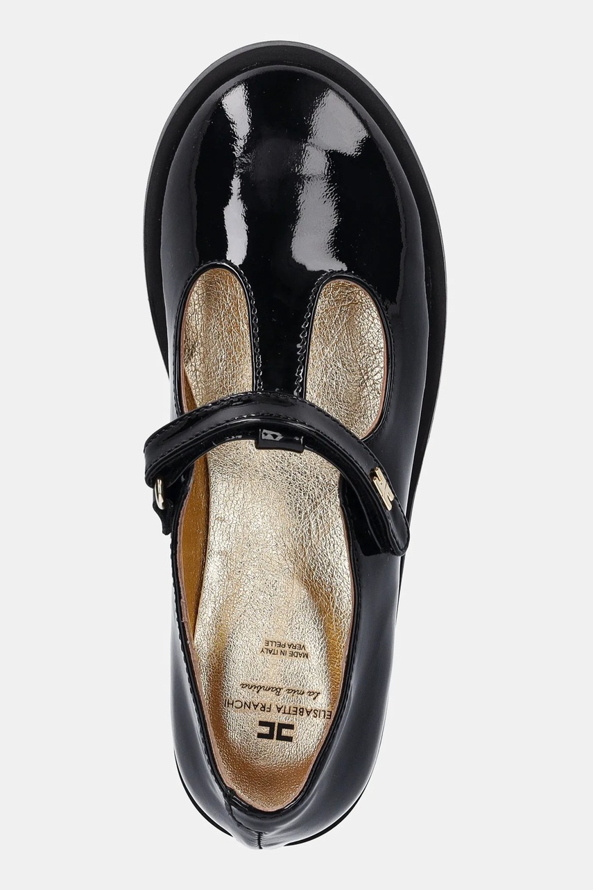 Dětské kožené baleríny Elisabetta Franchi (obrázek 4)