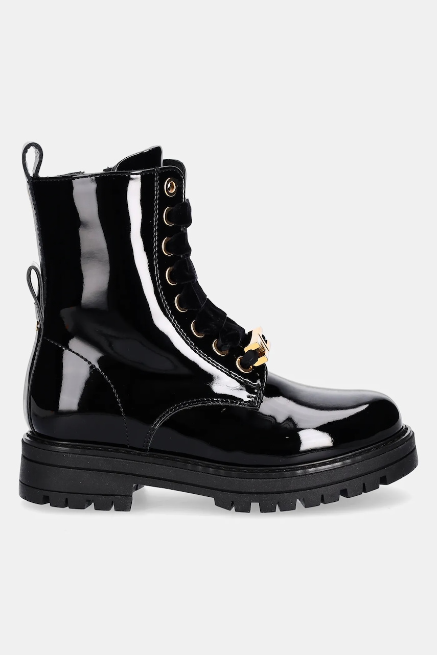 Детские ботинки Elisabetta Franchi цвет чёрный F4A5-E0414 Детские ботинки Elisabetta Franchi цвет чёрный F4A5-E0414