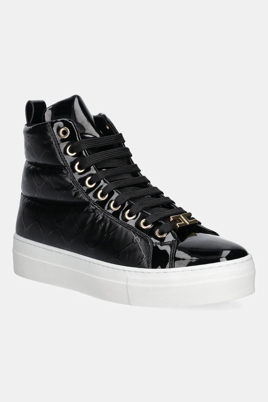 Elisabetta Franchi sneakers pentru copii culoarea negru, F4A9-E0359