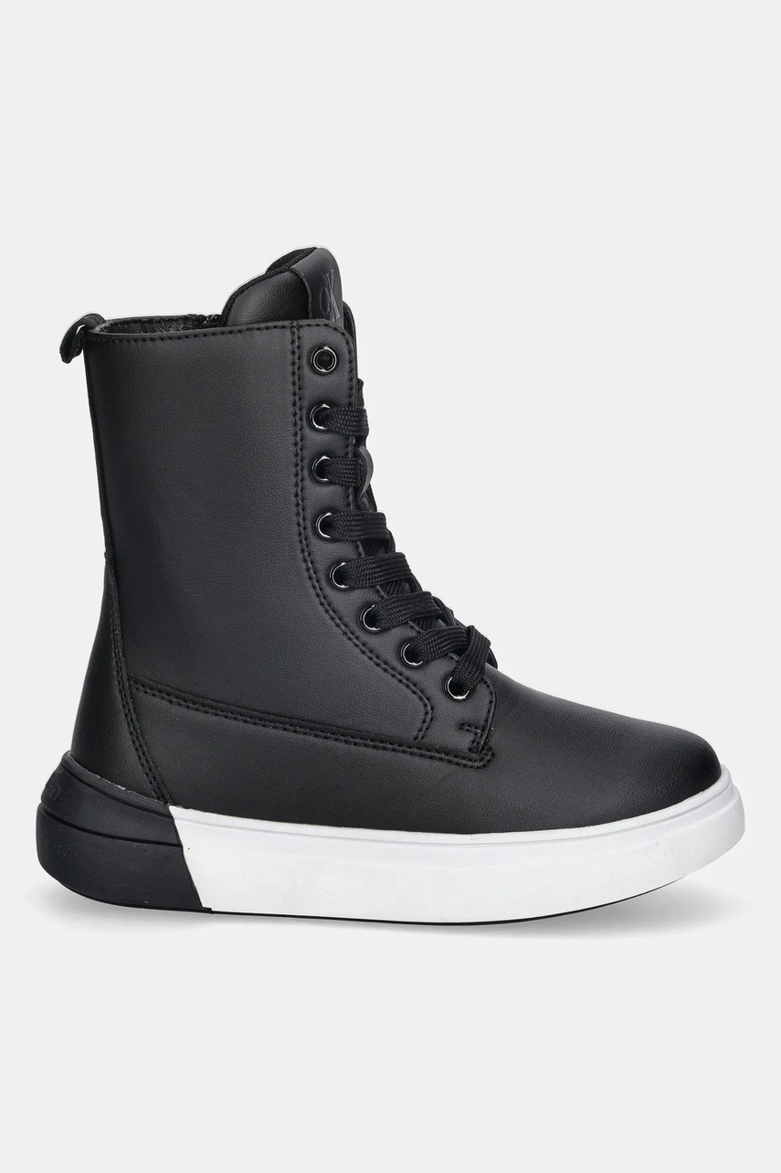 Детские кеды Calvin Klein Jeans цвет чёрный V3X5-83168