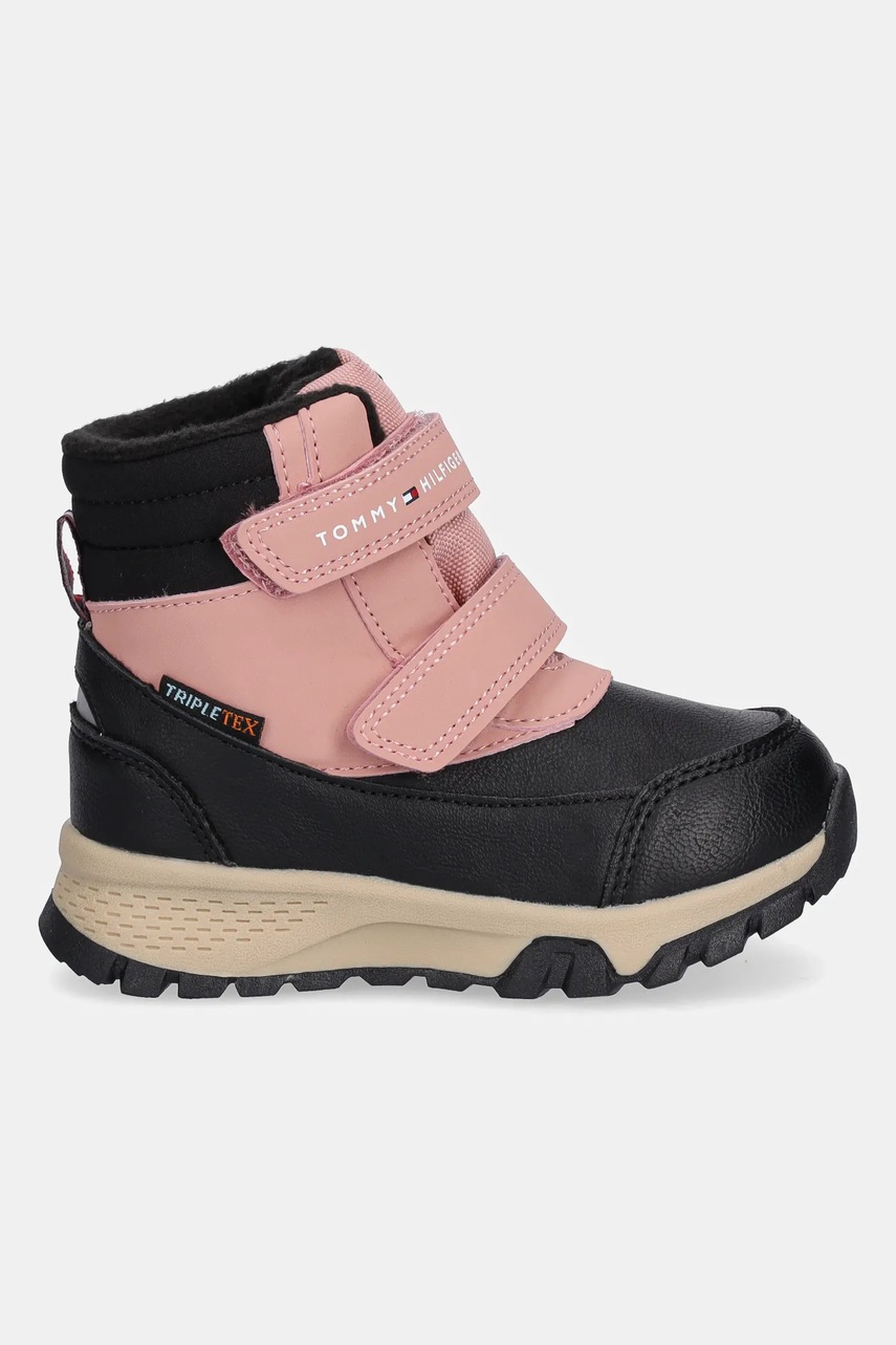 Детские зимние сапоги Tommy Hilfiger цвет розовый T1A5-34048