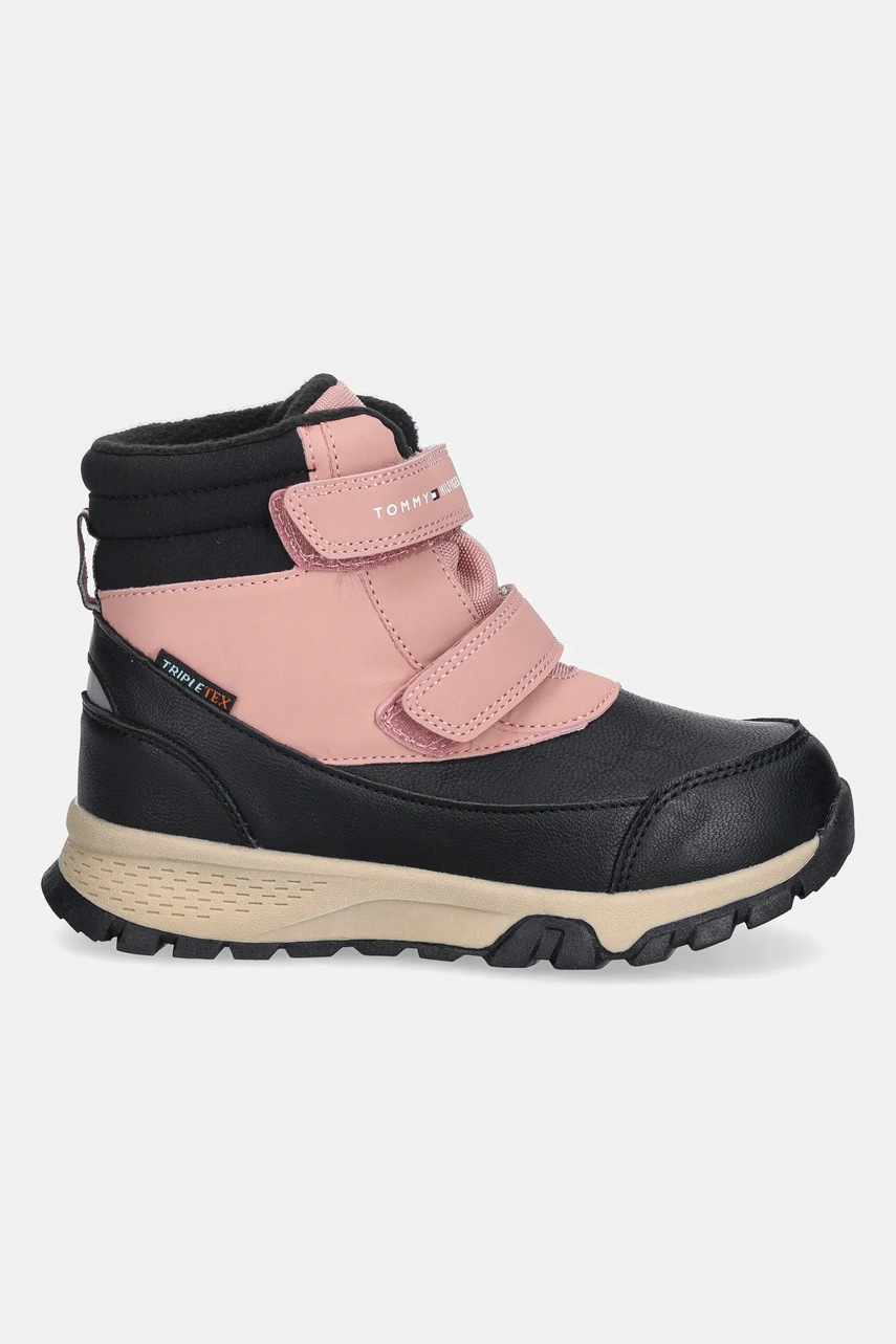 Детские зимние сапоги Tommy Hilfiger цвет розовый T1A5-34048