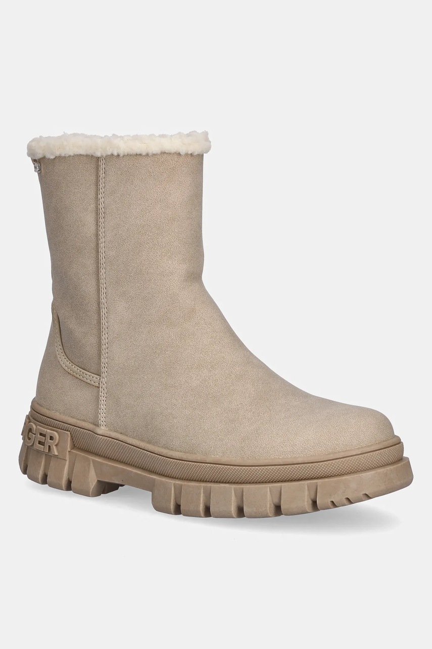 Levně Dětské zimní boty Tommy Hilfiger béžová barva, T3A5-34044