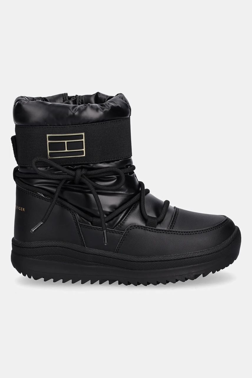 Детские зимние сапоги Tommy Hilfiger цвет чёрный T3A5-34052