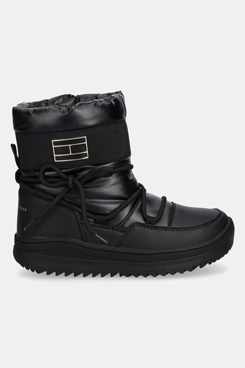 Детские зимние сапоги Tommy Hilfiger цвет чёрный T3A5-34052