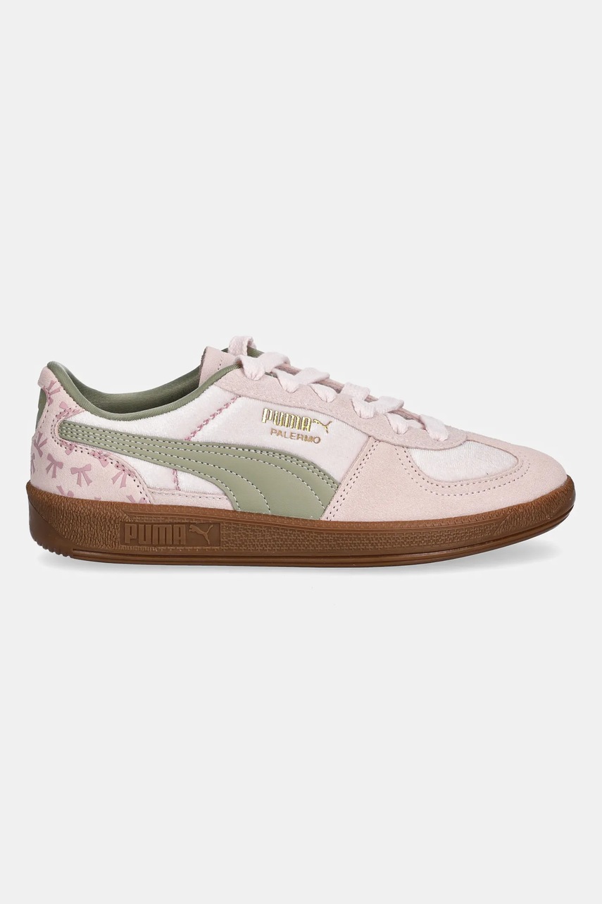 Детские кроссовки Puma Palermo Bowtique Jr цвет розовый 402756 Детские кроссовки Puma Palermo Bowtique Jr цвет розовый 402756