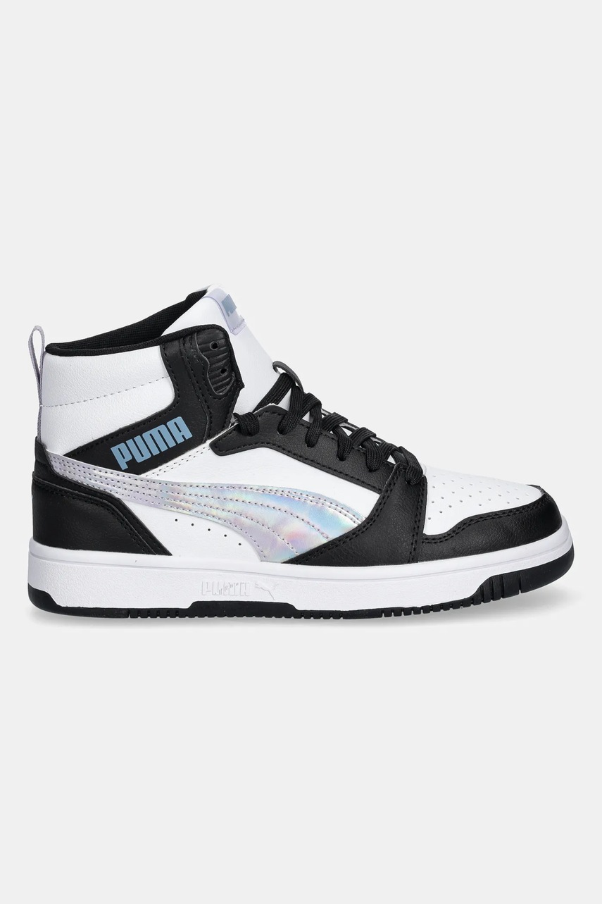 Детские кроссовки Puma Puma Rebound V6 Mid Space Belle Jr цвет чёрный 402768