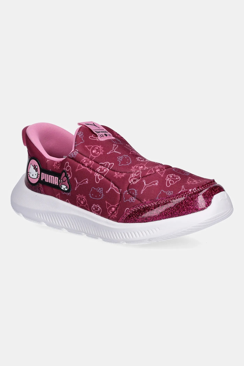 Puma sneakers pentru copii Puma Fun Racer 2 SLIPTECH HK&FR 2 culoarea violet, 403398