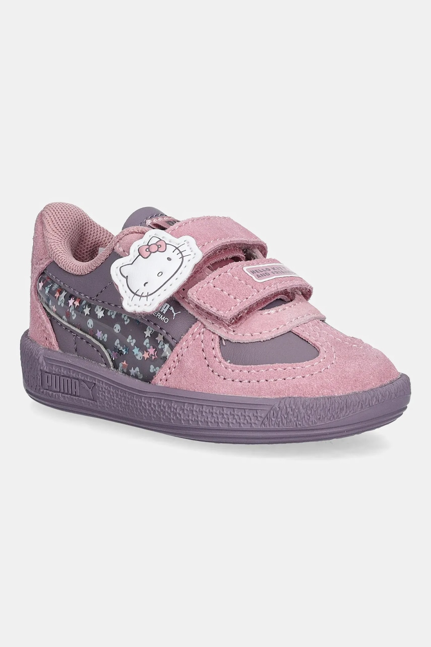 Puma sneakers pentru copii Palermo HK&FR 2 V culoarea roz, 403391
