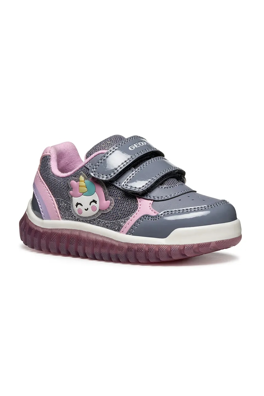 Geox sneakers pentru copii LIGHTYLOO culoarea gri, B5661A.002AS
