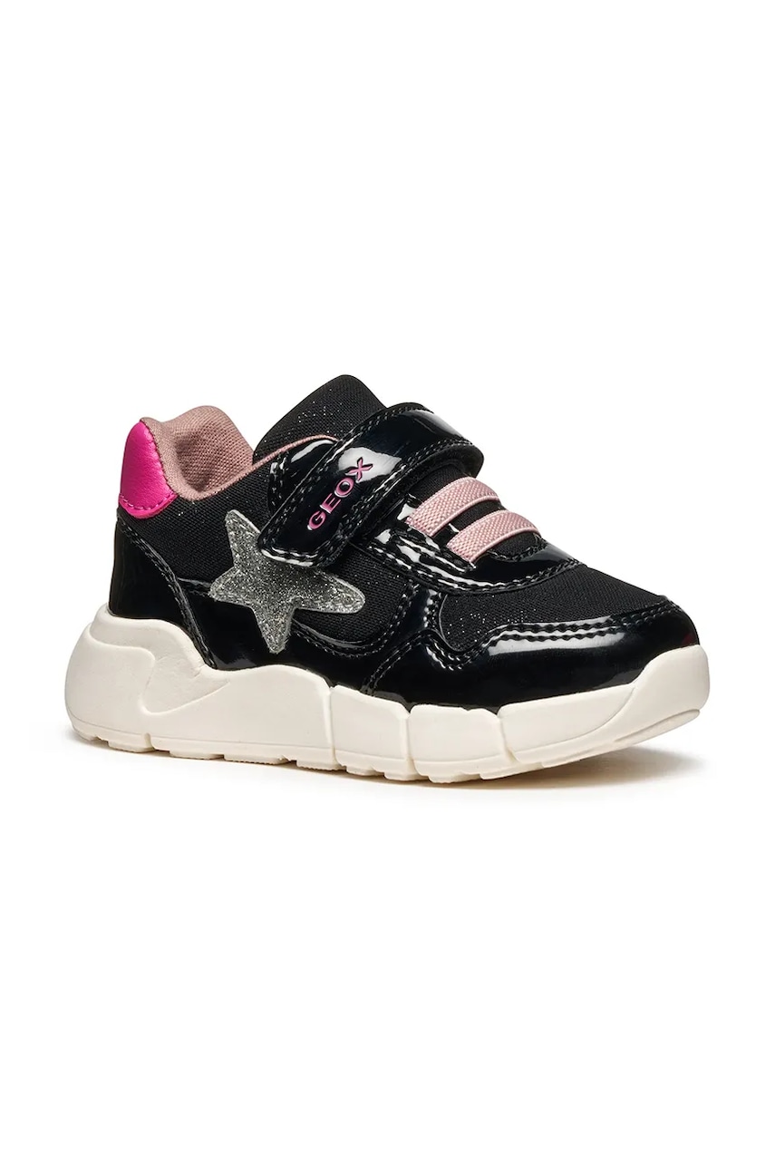 Geox Adidasi pentru copii FLEXYPER culoarea negru, B566NB.054AS