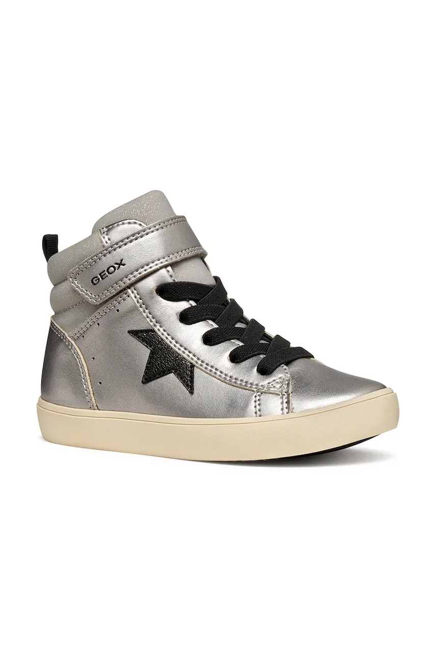 Geox sneakers pentru copii GISLI culoarea argintiu, J564NC.0AJAS