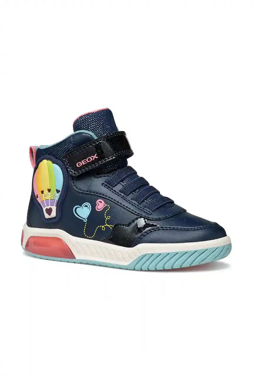 Geox sneakers pentru copii INEK culoarea bleumarin, J56ASA.0BCKC