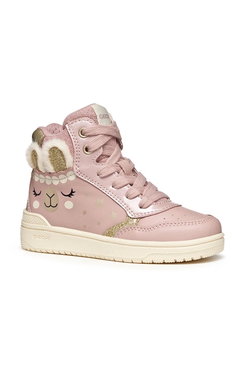 Geox sneakers pentru copii WASHIBA culoarea roz, J56HXE.0BCKN