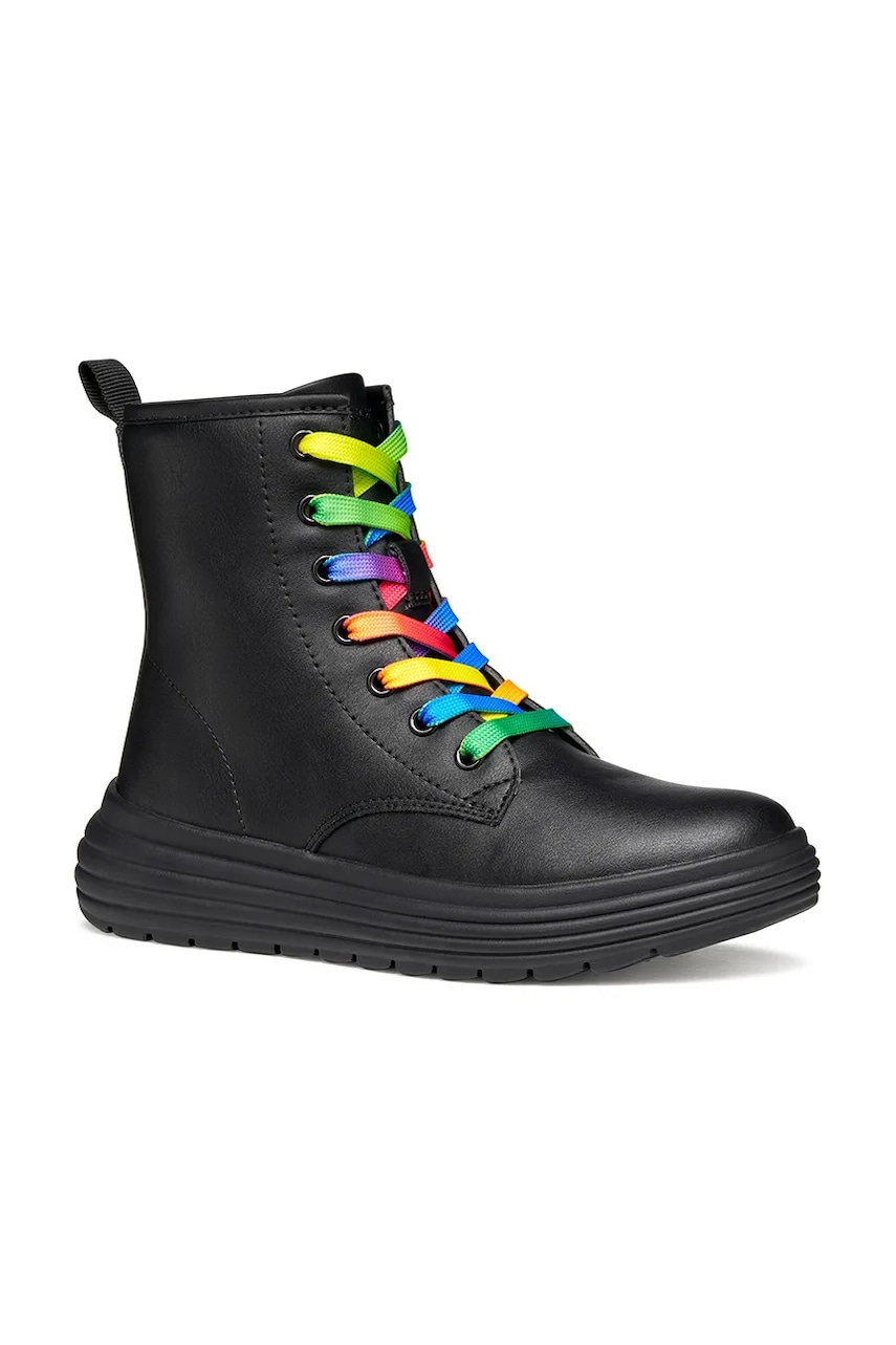 Geox bocanci copii PHAOLAE culoarea negru, J16ETA.0003W