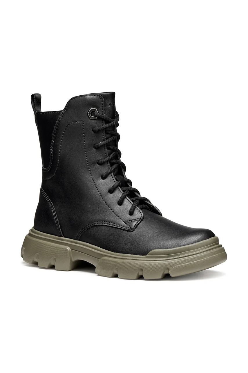 Geox bocanci copii JUNETTE culoarea negru, J56HVB.000BC