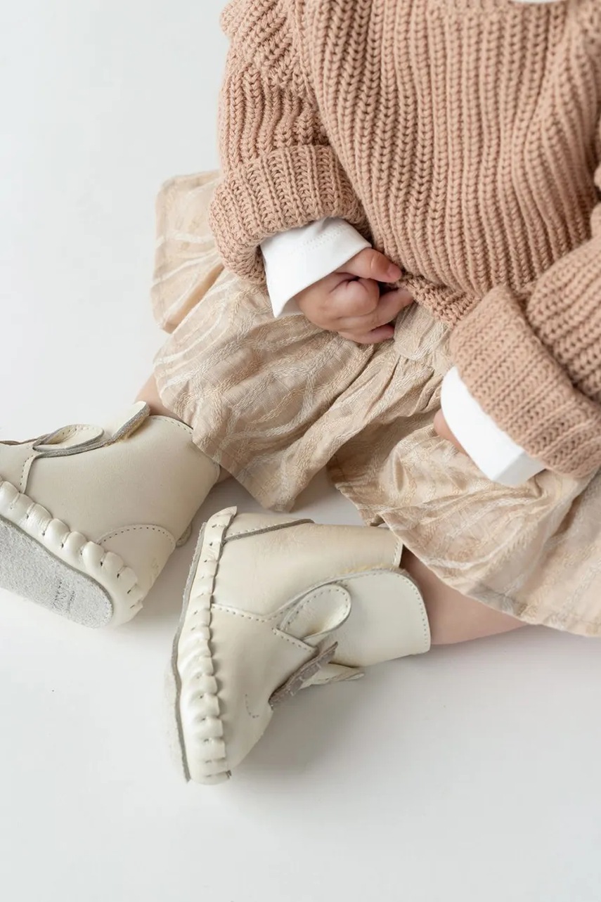 Δερμάτινα βρεφικά παπούτσια Donsje Ynzi Booties Unicorn φωτογραφία