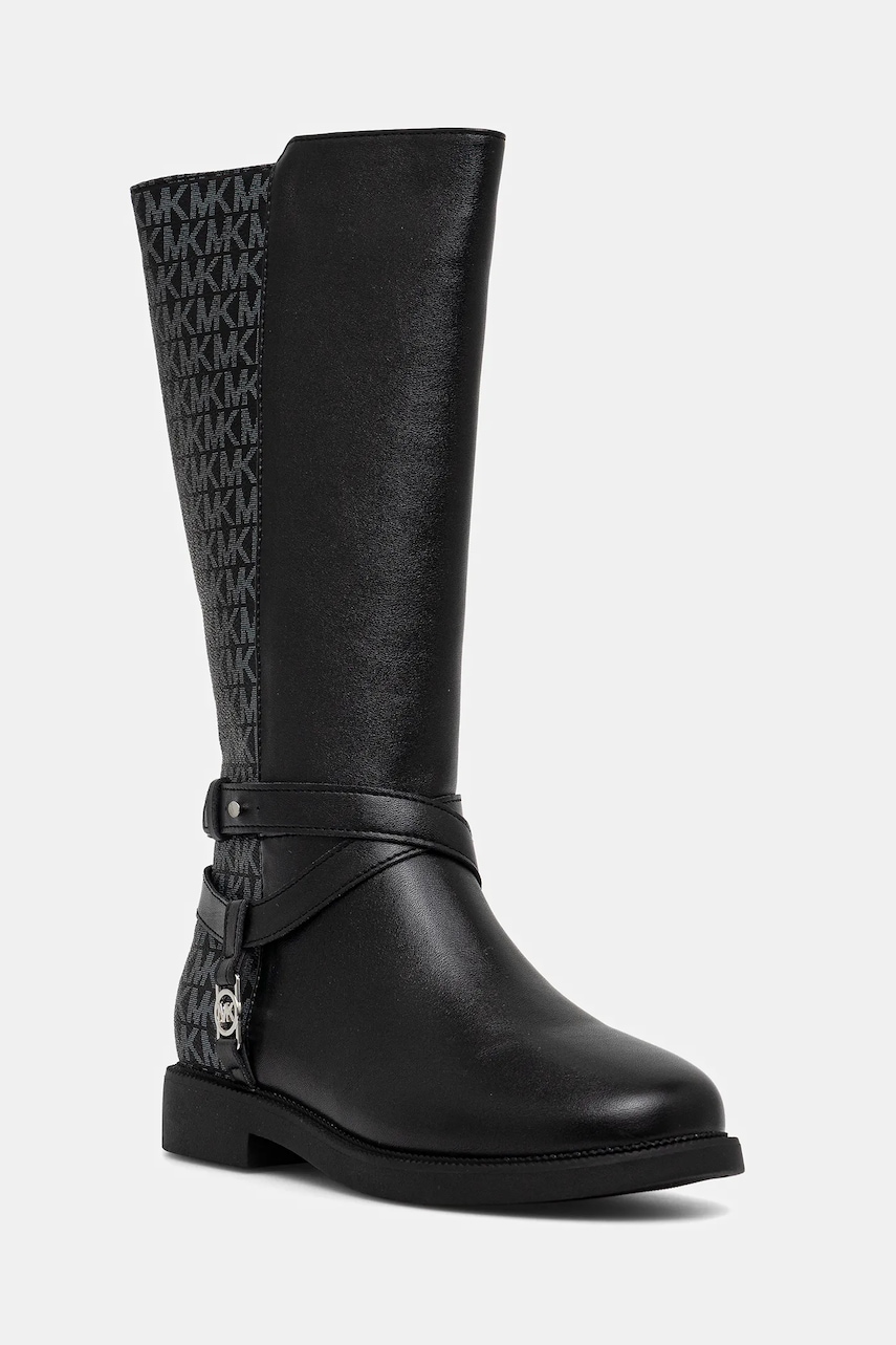 Michael Kors bocanci copii ABIGAIL HIGH culoarea negru, MK02657002