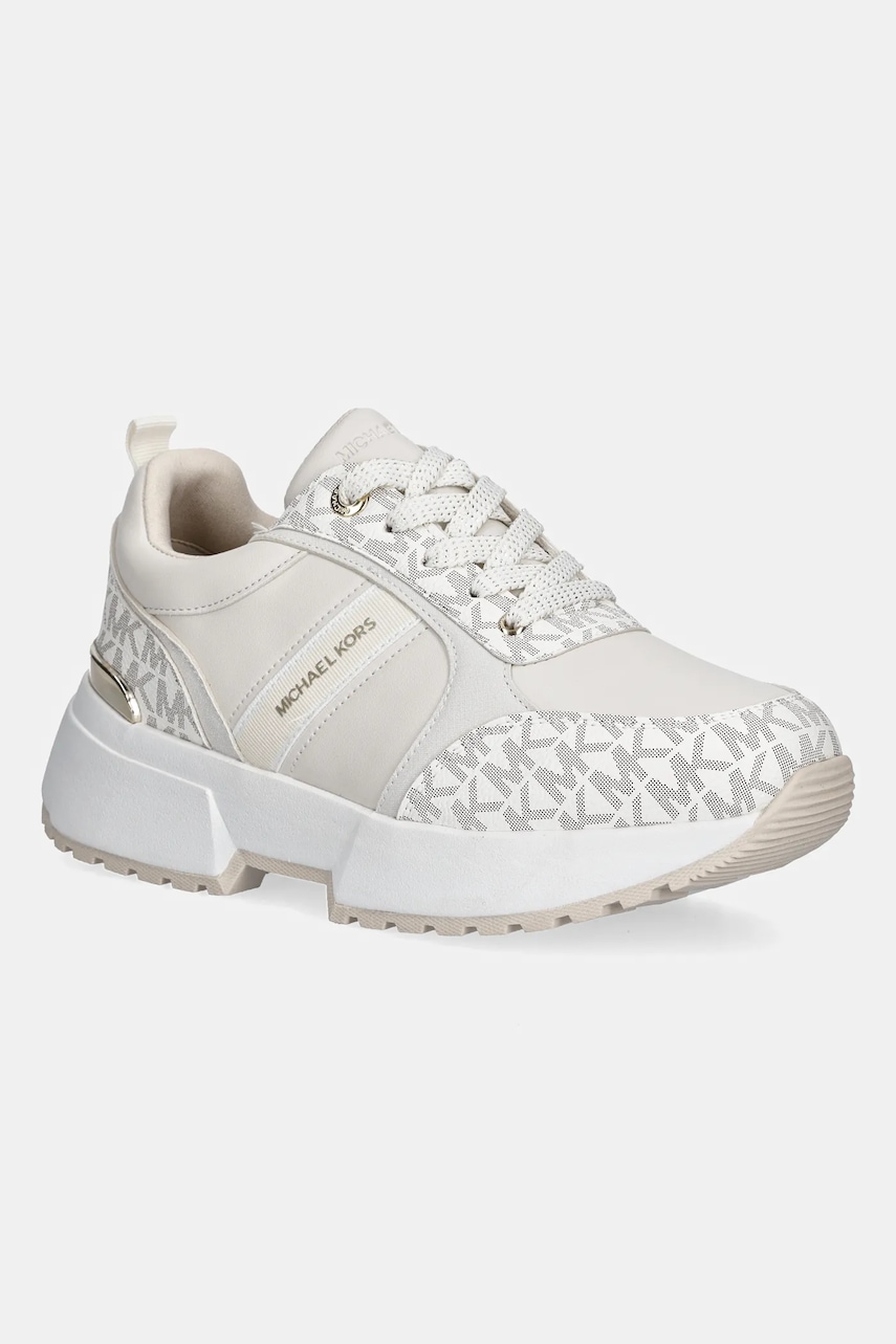Michael Kors sneakers pentru copii COSMO MEYERS culoarea bej, MK02930256