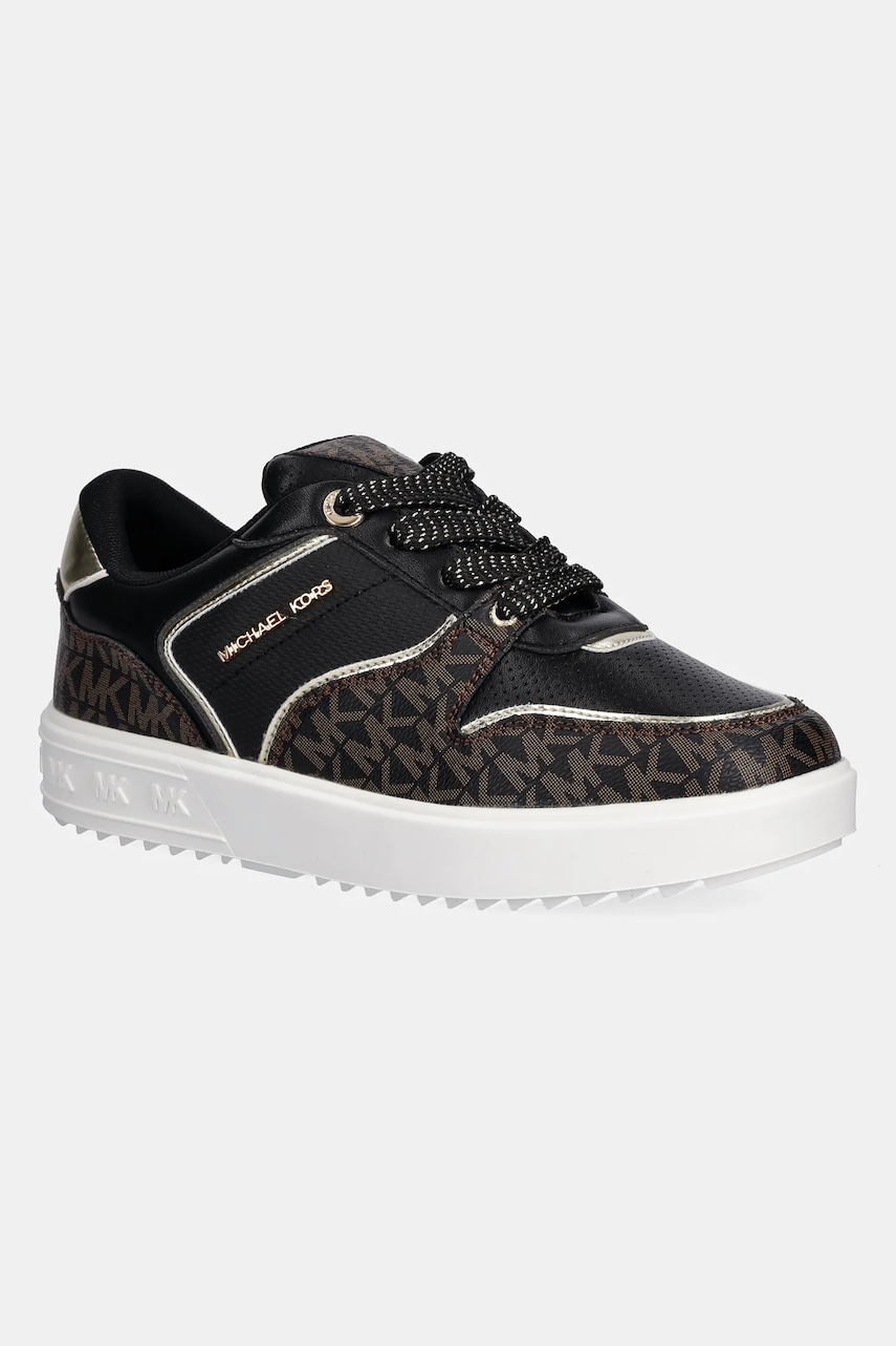 Michael Kors sneakers pentru copii EMMET RUMI culoarea maro, MK01414001