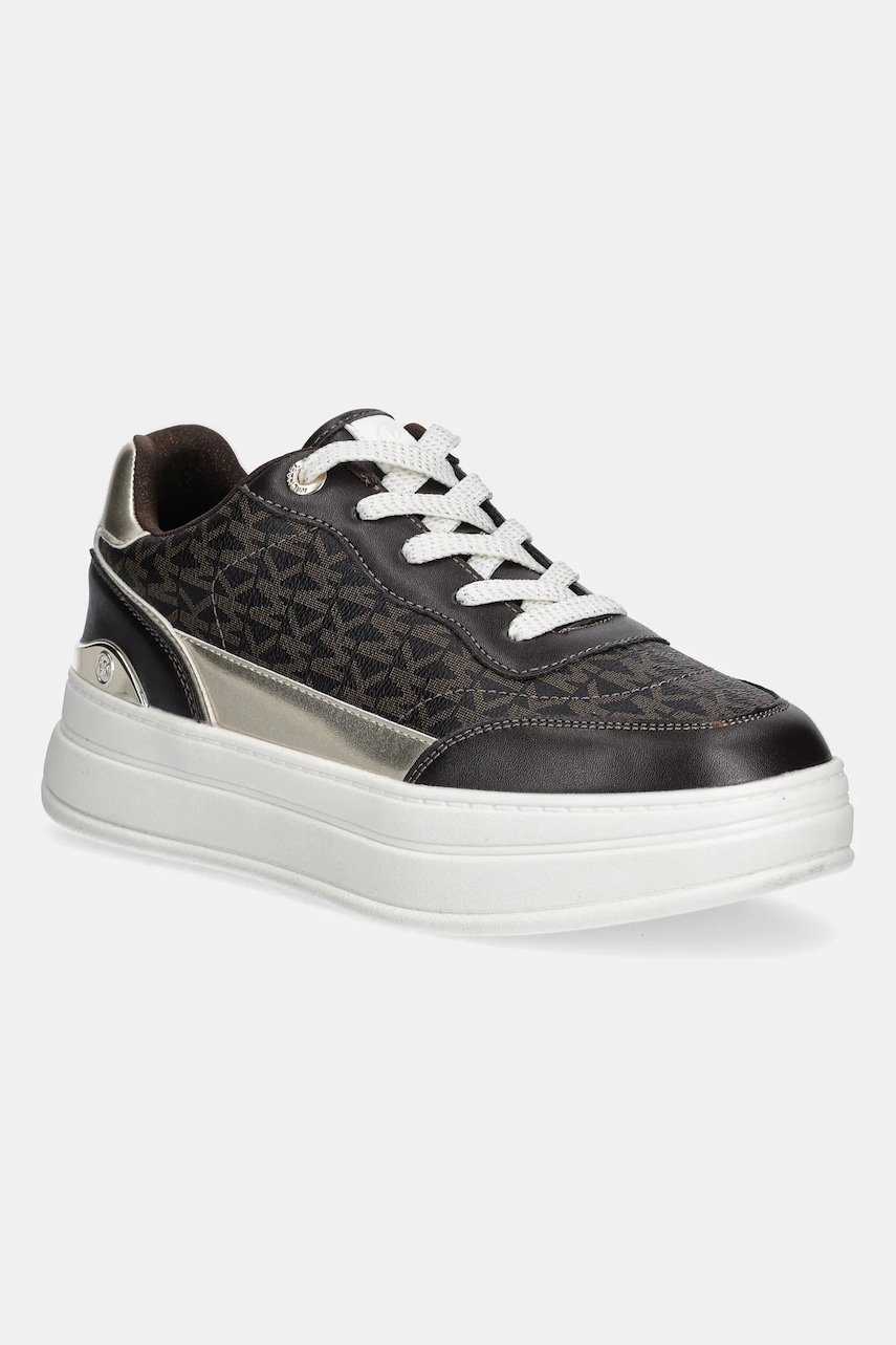 Michael Kors sneakers pentru copii HAYES culoarea maro, MK02735210