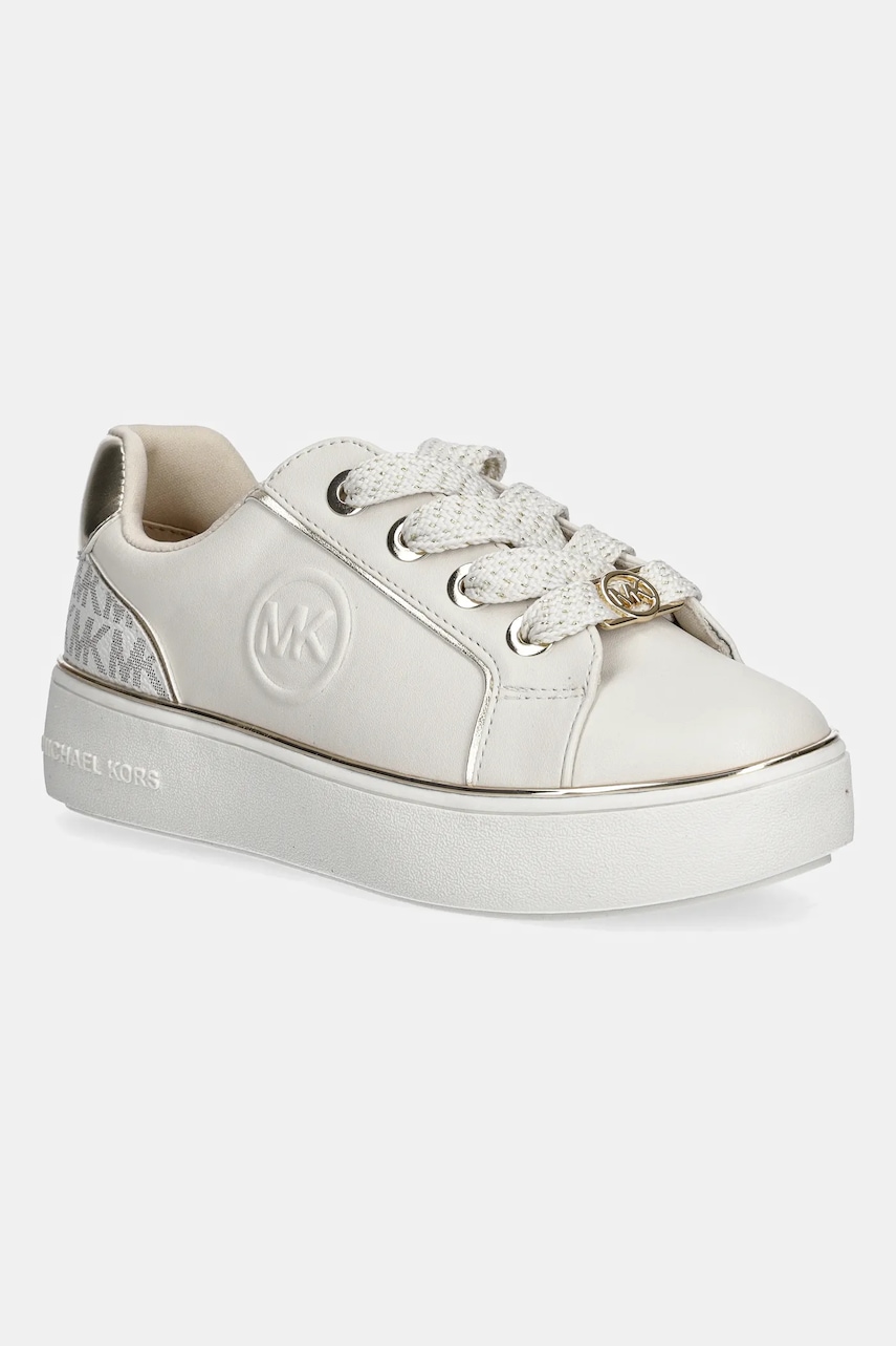 Levně Dětské tenisky Michael Kors JORDANA MCCLAIN béžová barva, MK02731272