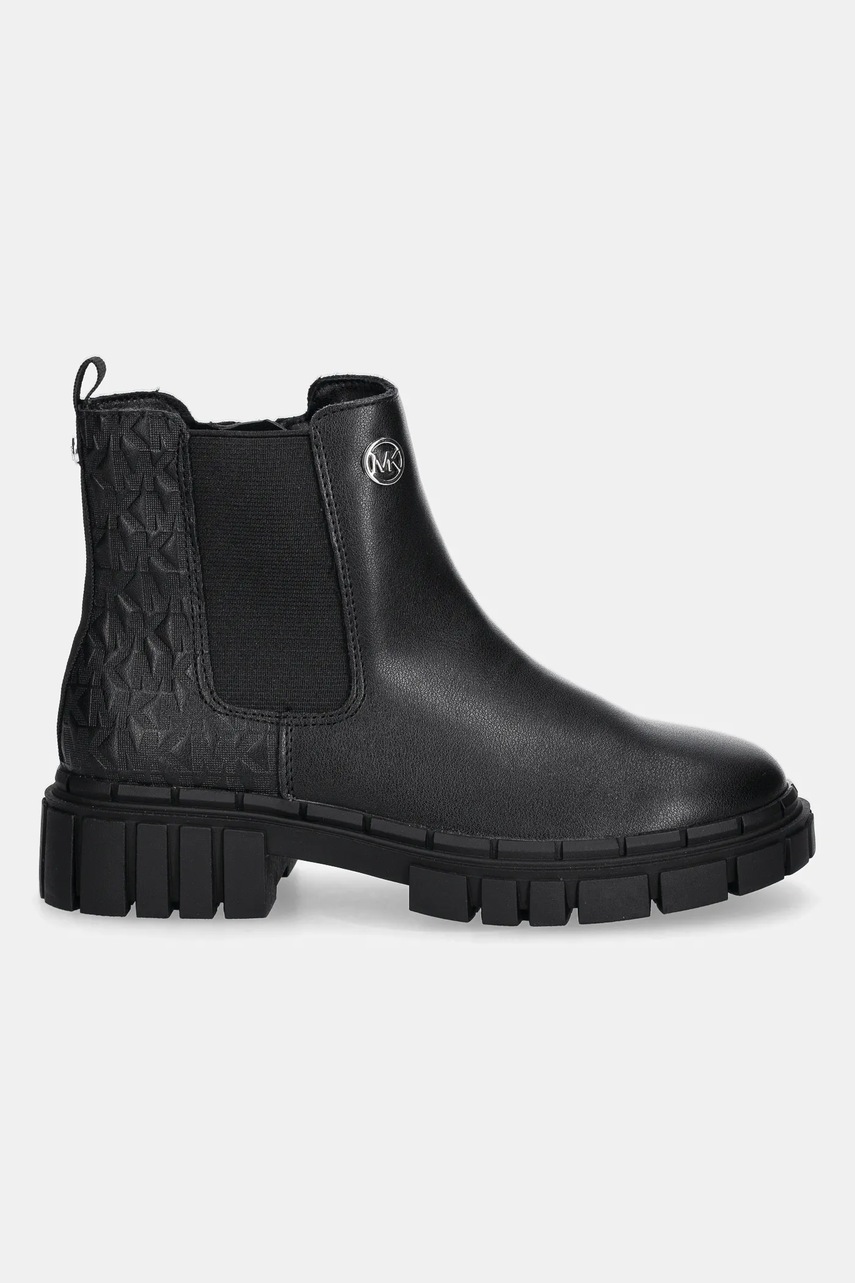Levně Dětské holínky Michael Kors BLAKE CHELSEA černá barva, MK02655001