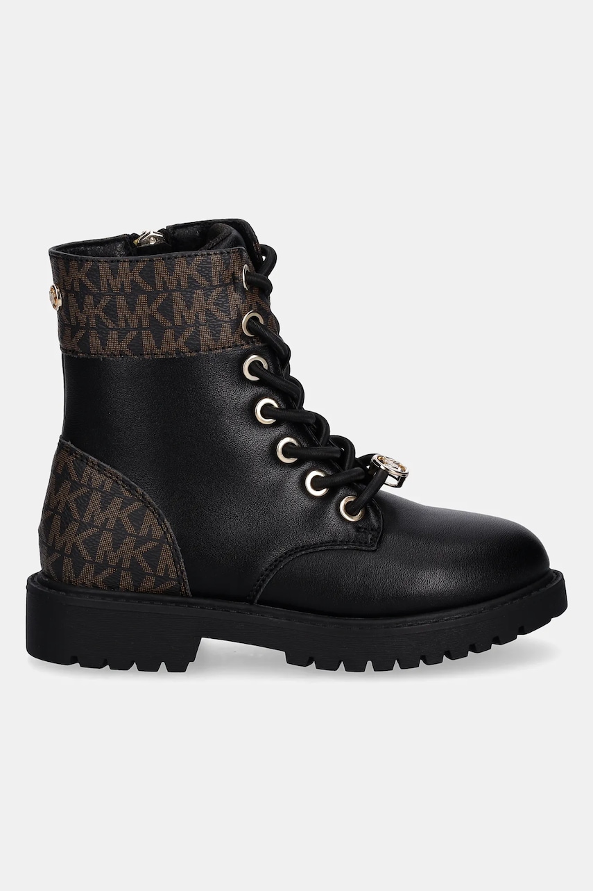Детские ботинки Michael Kors MADELINE ALISTAIR цвет чёрный MK03436001 Детские ботинки Michael Kors MADELINE ALISTAIR цвет чёрный MK03436001