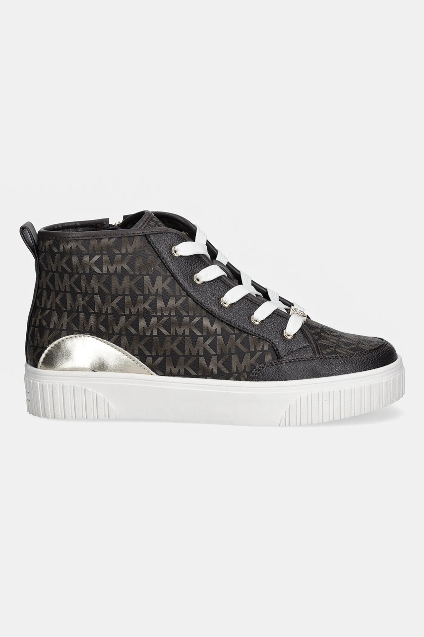 Levně Dětské tenisky Michael Kors SHEA SPLIT hnědá barva, MK02912210