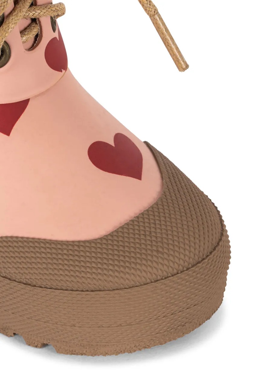 Резиновые сапоги Konges Sløjd THERMO BOOTS PRINT цвет розовый KS103543