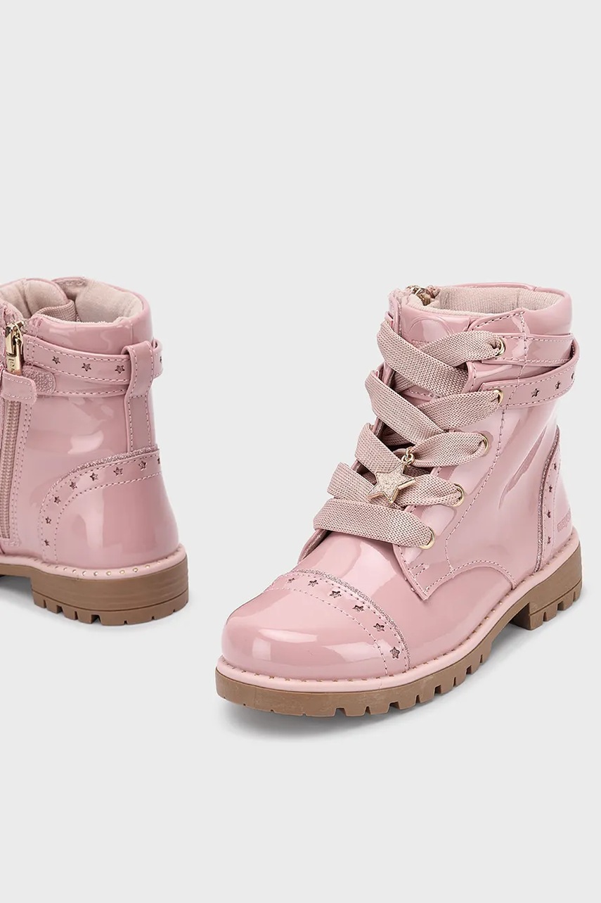 Детские ботинки Mayoral цвет розовый  44566