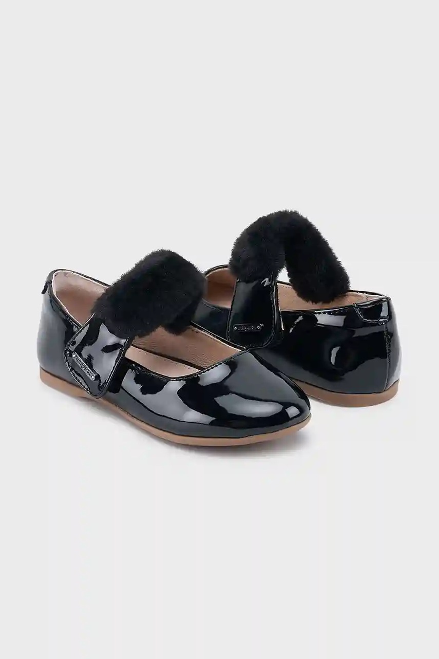 Детские балетки Mayoral цвет чёрный 46550 Детские балетки Mayoral цвет чёрный 46550