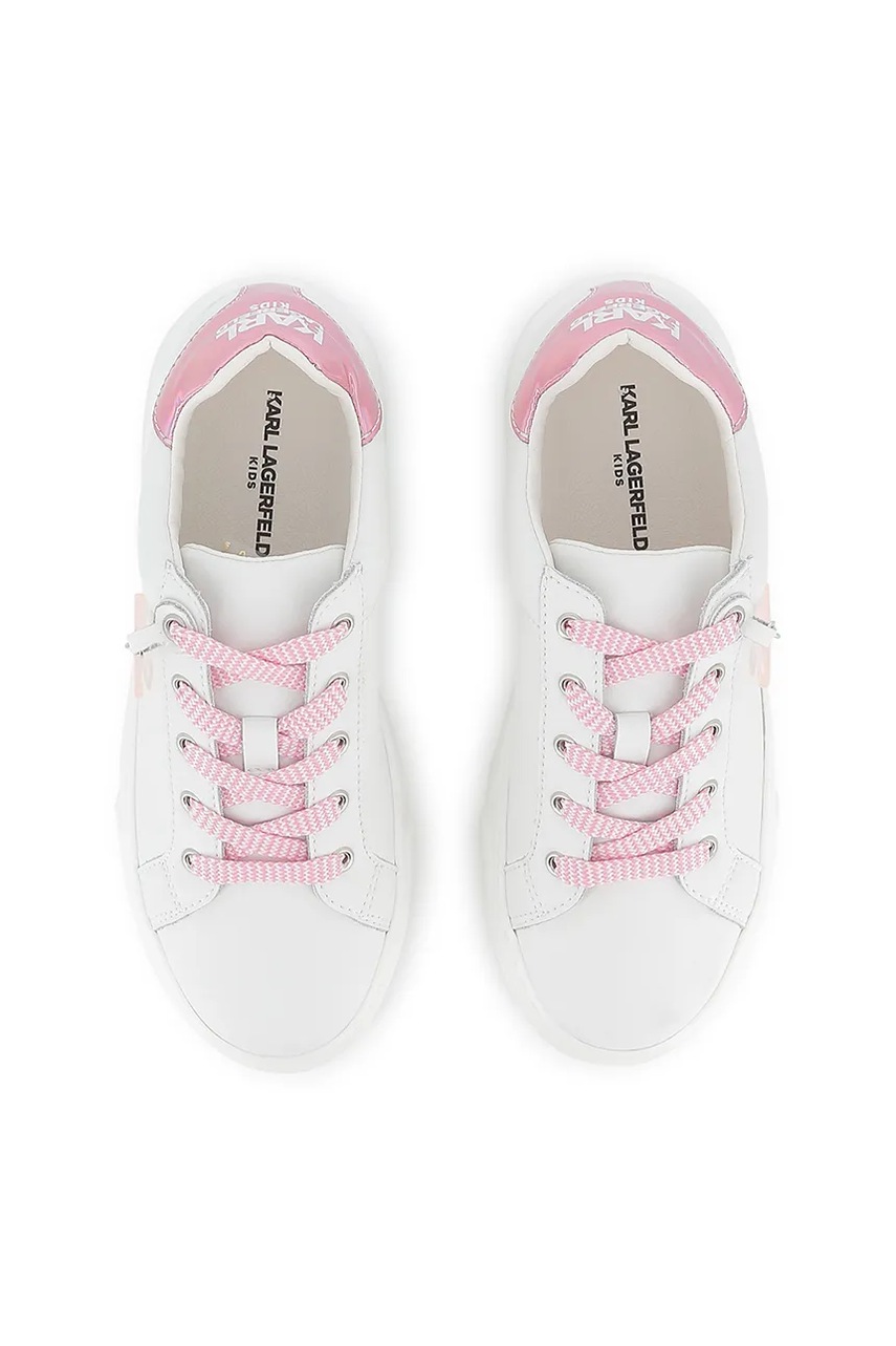 Παιδικά δερμάτινα sneakers Karl Lagerfeld φωτογραφία