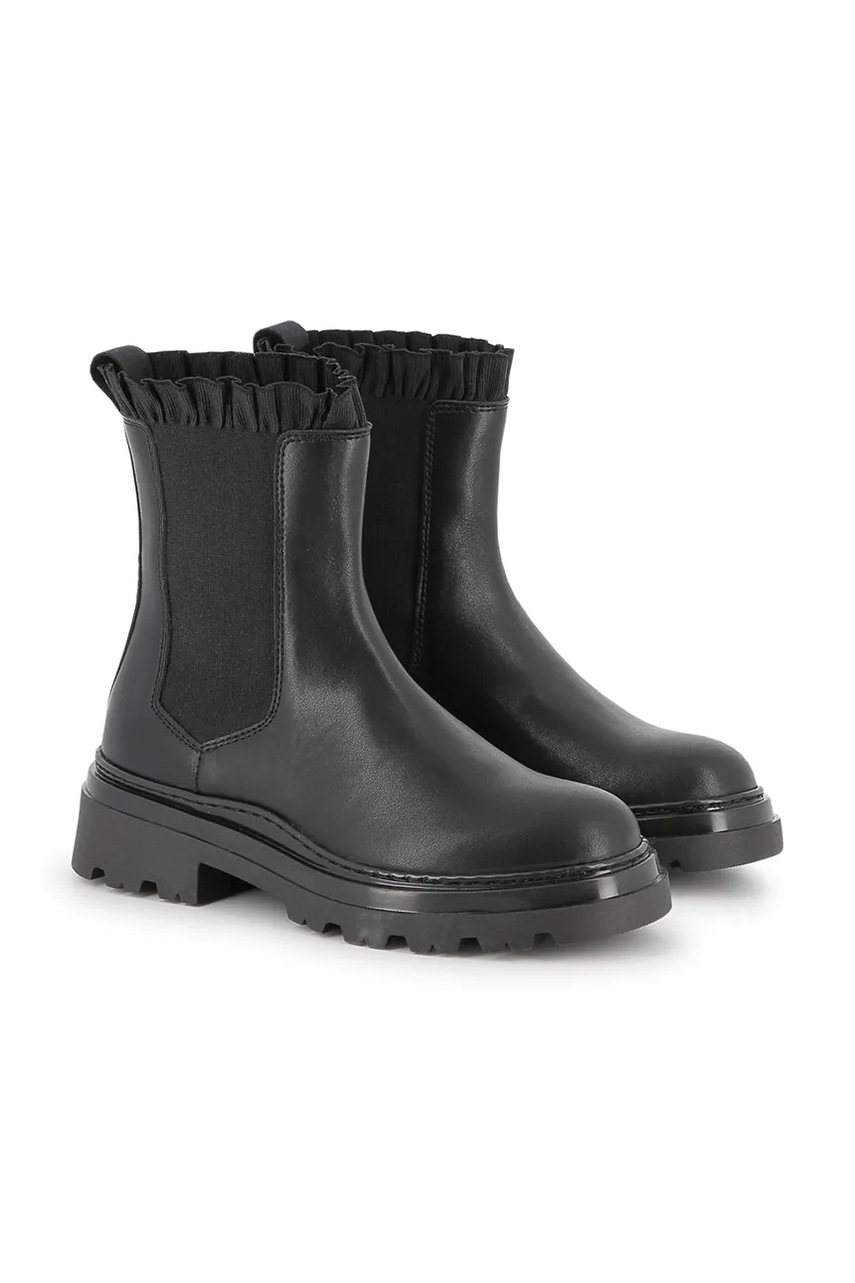 Dětské kožené kotníkové boty Karl Lagerfeld (obrázek 5)