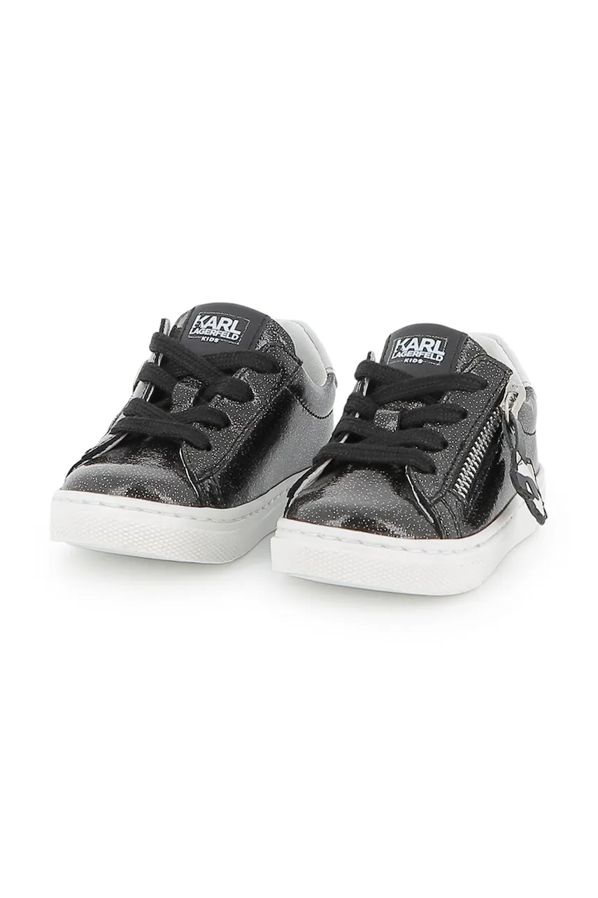 Karl Lagerfeld sneakers pentru copii culoarea negru, Z30989