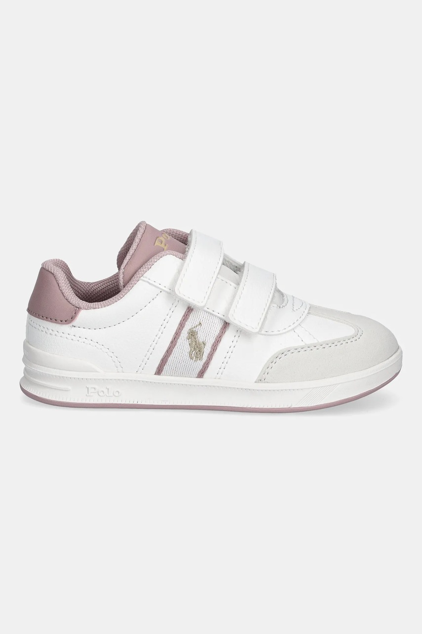 Детские кроссовки Polo Ralph Lauren HERITAGE COURT III T-TOE EZ цвет белый RL03360101 Детские кроссовки Polo Ralph Lauren HERITAGE COURT III T-TOE EZ цвет белый RL03360101