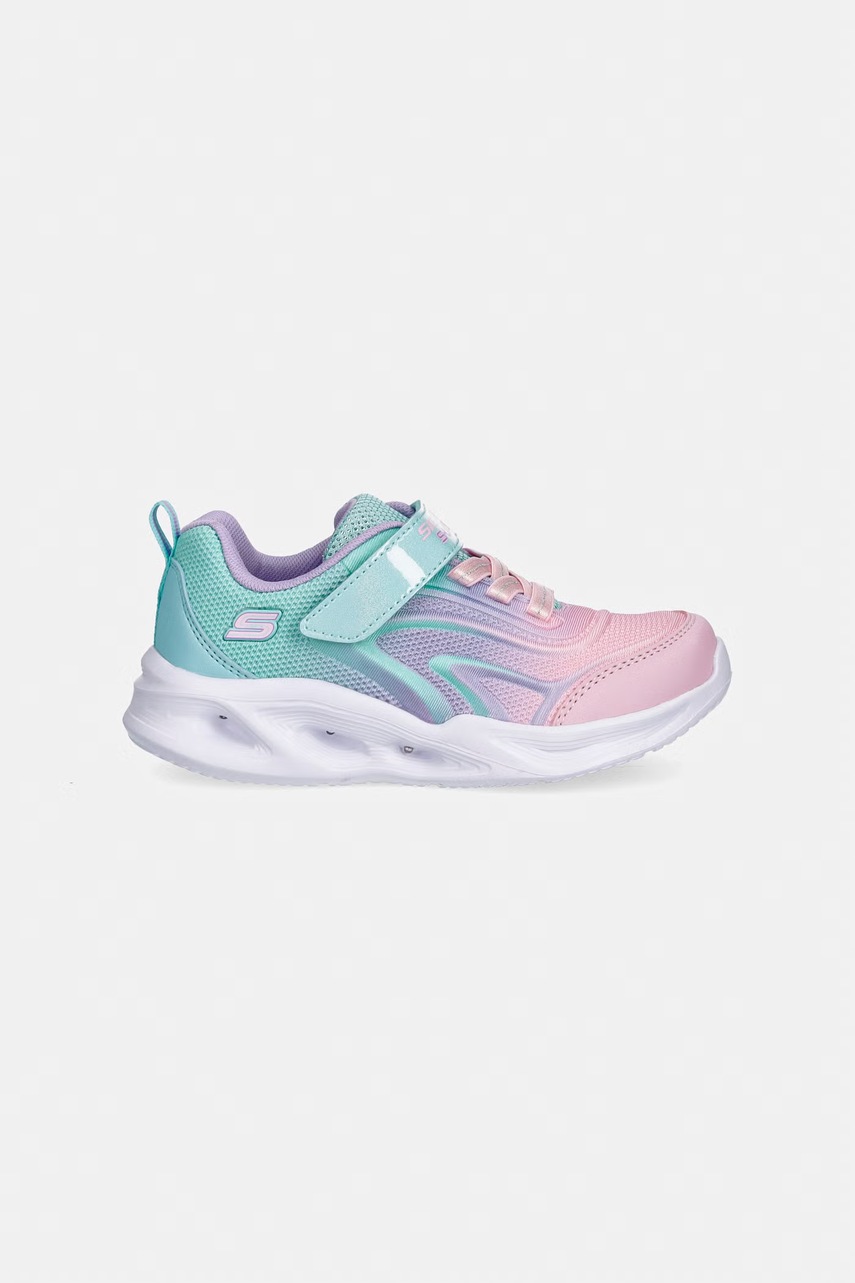 Skechers SKECHERS SOLA GLOW - COLOR BR tenisky detské