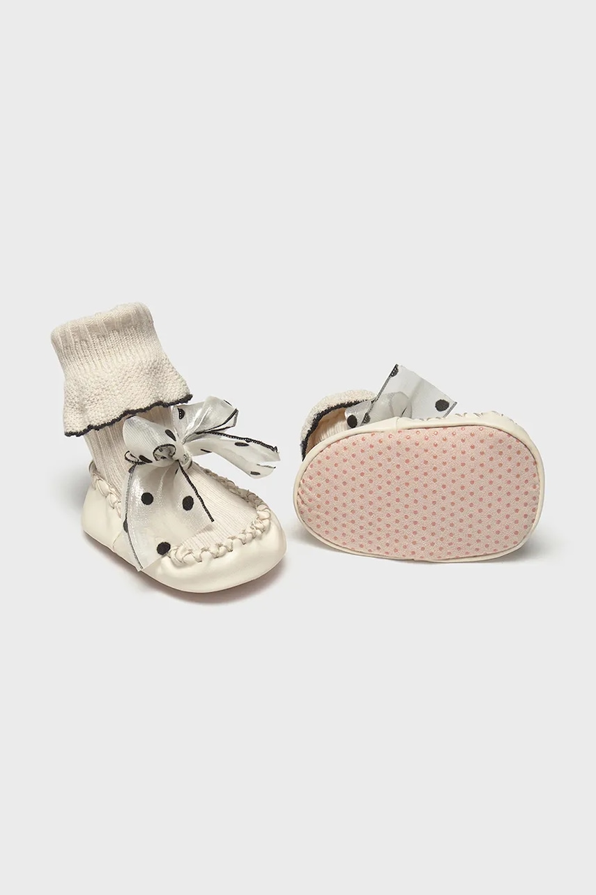 Levně Dětské boty Mayoral Newborn béžová barva, 9924
